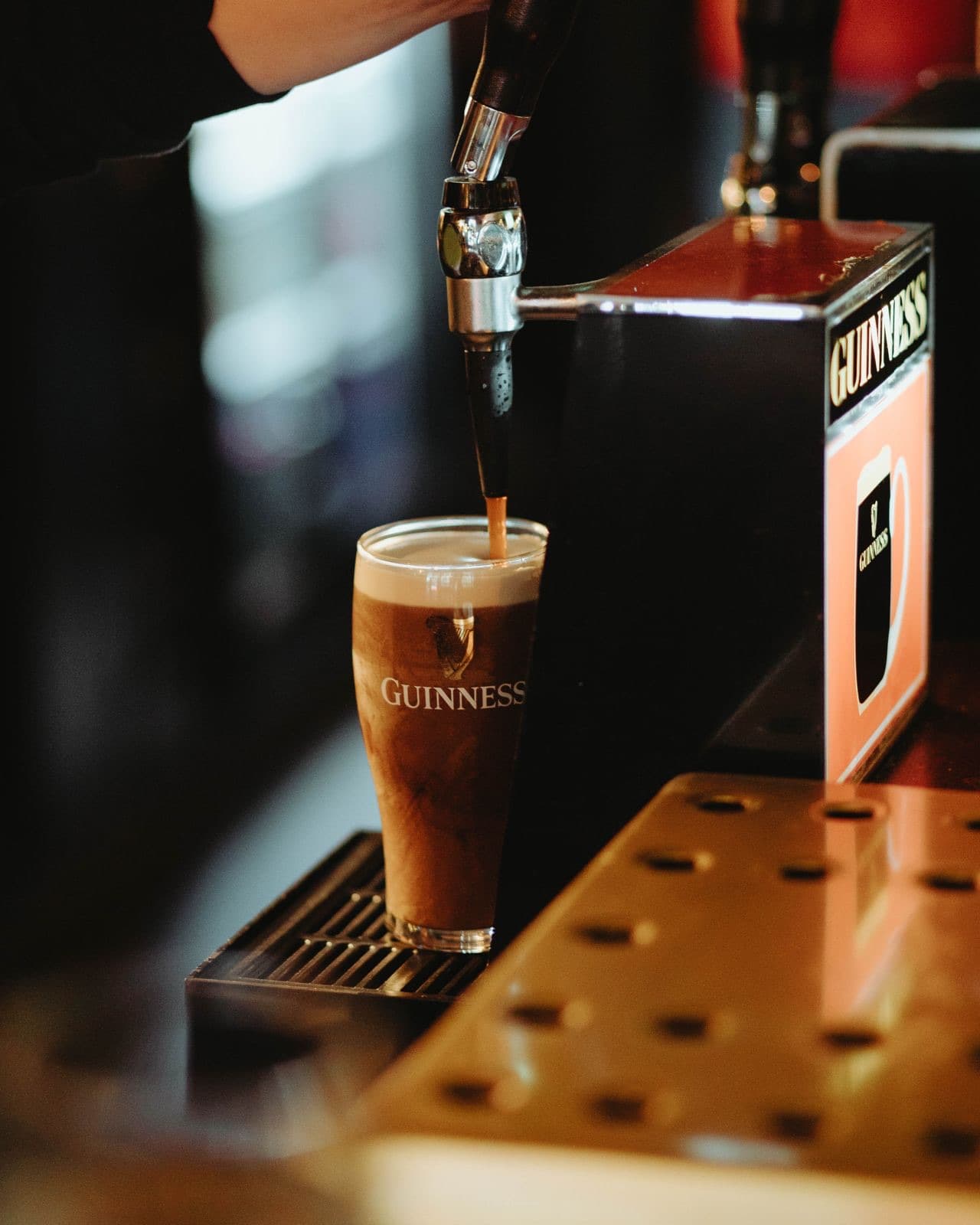 A Guinness at The Woodbine